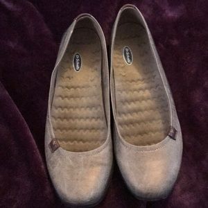 Dr Scholl’s ballet flats gold tone size 7M